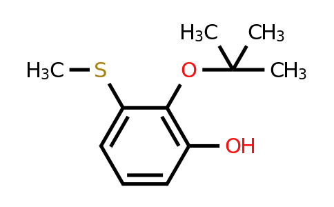 CAS 1243476-82-5 | 2-(Tert-butoxy)-3-(methylsulfanyl)phenol