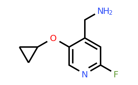 CAS 1243476-87-0 | (5-Cyclopropoxy-2-fluoropyridin-4-YL)methanamine