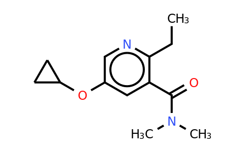 CAS 1243476-89-2 | 5-Cyclopropoxy-2-ethyl-N,n-dimethylnicotinamide