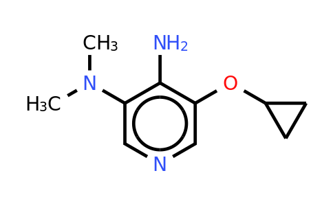 CAS 1243476-90-5 | 5-Cyclopropoxy-3-N,3-N-dimethylpyridine-3,4-diamine