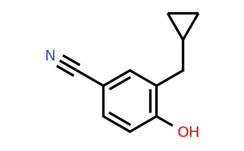 CAS 1243476-94-9 | 3-(Cyclopropylmethyl)-4-hydroxybenzonitrile