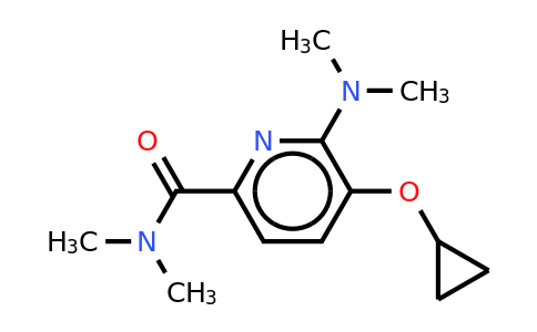 CAS 1243476-96-1 | 5-Cyclopropoxy-6-(dimethylamino)-N,n-dimethylpicolinamide