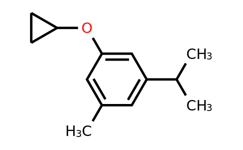 CAS 1243476-98-3 | 1-Cyclopropoxy-3-isopropyl-5-methylbenzene