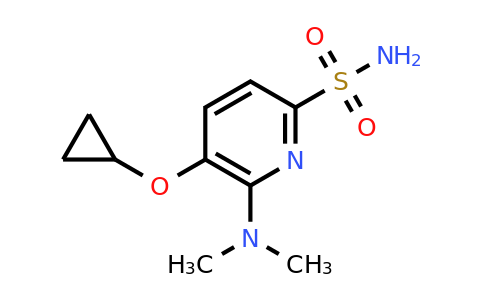 CAS 1243477-00-0 | 5-Cyclopropoxy-6-(dimethylamino)pyridine-2-sulfonamide