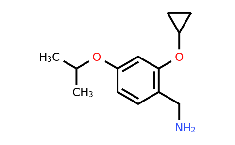 CAS 1243477-01-1 | (2-Cyclopropoxy-4-isopropoxyphenyl)methanamine