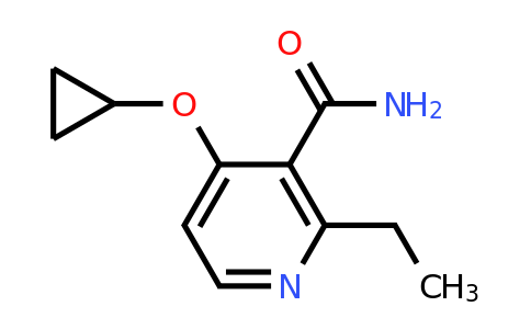 CAS 1243478-82-1 | 4-Cyclopropoxy-2-ethylnicotinamide