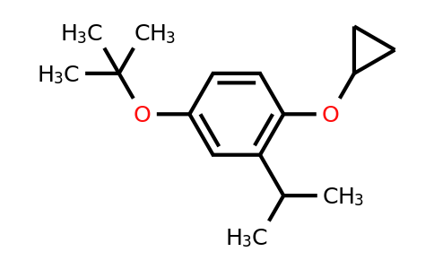 CAS 1243478-85-4 | 4-Tert-butoxy-1-cyclopropoxy-2-isopropylbenzene