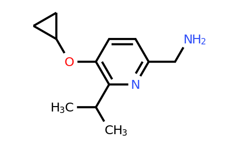CAS 1243478-86-5 | (5-Cyclopropoxy-6-isopropylpyridin-2-YL)methanamine