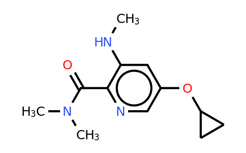 CAS 1243478-88-7 | 5-Cyclopropoxy-N,n-dimethyl-3-(methylamino)picolinamide