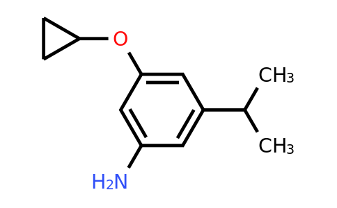 CAS 1243478-89-8 | 3-Cyclopropoxy-5-(propan-2-YL)aniline