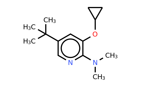 CAS 1243478-90-1 | 5-Tert-butyl-3-cyclopropoxy-N,n-dimethylpyridin-2-amine