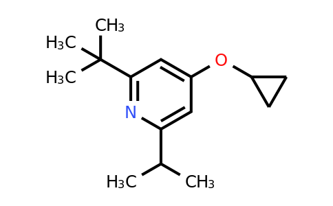 CAS 1243478-94-5 | 2-Tert-butyl-4-cyclopropoxy-6-isopropylpyridine