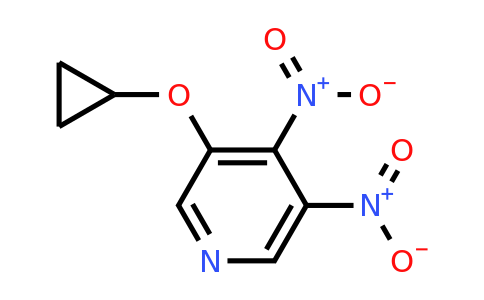 CAS 1243478-95-6 | 3-Cyclopropoxy-4,5-dinitropyridine