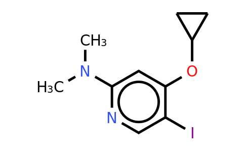 CAS 1243478-97-8 | 4-Cyclopropoxy-5-iodo-N,n-dimethylpyridin-2-amine