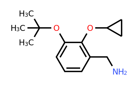 CAS 1243479-01-7 | (3-Tert-butoxy-2-cyclopropoxyphenyl)methanamine