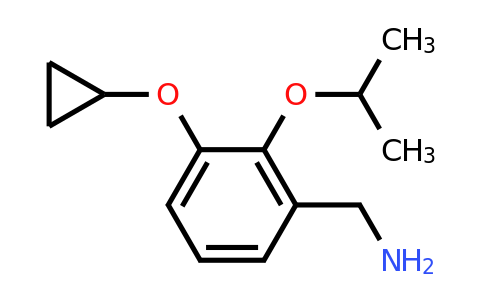 CAS 1243479-15-3 | (3-Cyclopropoxy-2-isopropoxyphenyl)methanamine