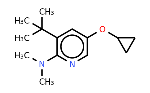 CAS 1243479-17-5 | 3-Tert-butyl-5-cyclopropoxy-N,n-dimethylpyridin-2-amine