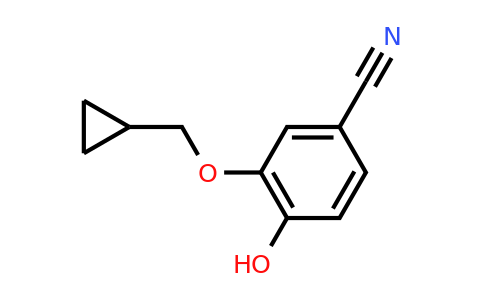 CAS 1243479-18-6 | 3-(Cyclopropylmethoxy)-4-hydroxybenzonitrile