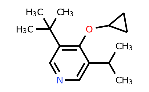 CAS 1243479-24-4 | 3-Tert-butyl-4-cyclopropoxy-5-isopropylpyridine