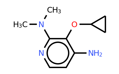 CAS 1243479-28-8 | 3-Cyclopropoxy-2-N,2-N-dimethylpyridine-2,4-diamine