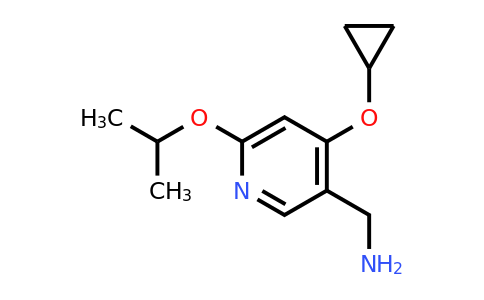 CAS 1243479-32-4 | (4-Cyclopropoxy-6-isopropoxypyridin-3-YL)methanamine