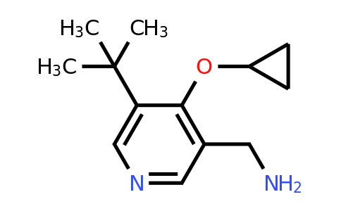 CAS 1243479-37-9 | (5-Tert-butyl-4-cyclopropoxypyridin-3-YL)methanamine