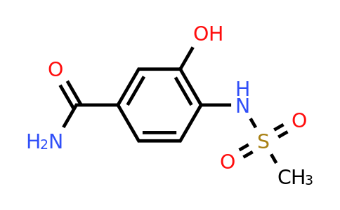 CAS 1243479-38-0 | 3-Hydroxy-4-(methylsulfonamido)benzamide