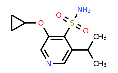 CAS 1243479-39-1 | 3-Cyclopropoxy-5-isopropylpyridine-4-sulfonamide