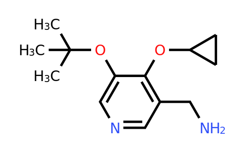 CAS 1243479-42-6 | (5-Tert-butoxy-4-cyclopropoxypyridin-3-YL)methanamine