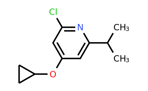 CAS 1243479-45-9 | 2-Chloro-4-cyclopropoxy-6-(propan-2-YL)pyridine
