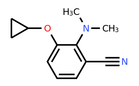 CAS 1243479-47-1 | 3-Cyclopropoxy-2-(dimethylamino)benzonitrile