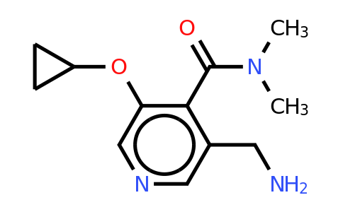 CAS 1243479-48-2 | 3-(Aminomethyl)-5-cyclopropoxy-N,n-dimethylisonicotinamide