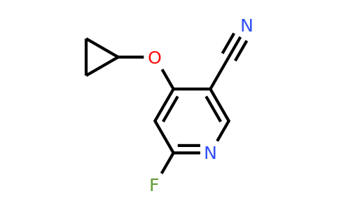 CAS 1243479-51-7 | 4-Cyclopropoxy-6-fluoronicotinonitrile
