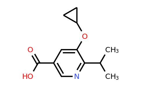 CAS 1243479-52-8 | 5-Cyclopropoxy-6-isopropylnicotinic acid