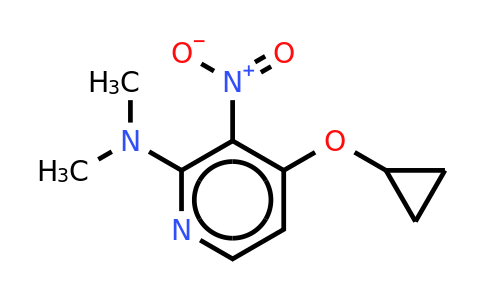 CAS 1243479-53-9 | 4-Cyclopropoxy-N,n-dimethyl-3-nitropyridin-2-amine