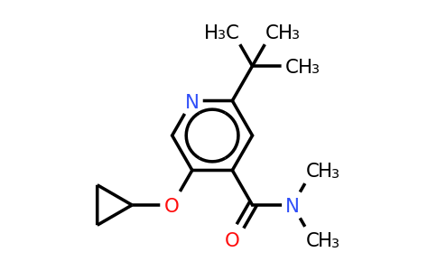 CAS 1243479-55-1 | 2-Tert-butyl-5-cyclopropoxy-N,n-dimethylisonicotinamide