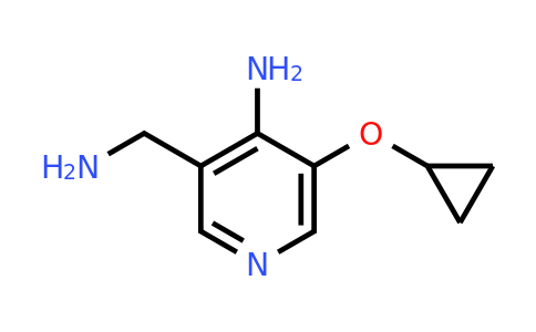 CAS 1243479-56-2 | 3-(Aminomethyl)-5-cyclopropoxypyridin-4-amine