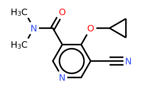 CAS 1243479-57-3 | 5-Cyano-4-cyclopropoxy-N,n-dimethylnicotinamide