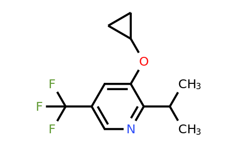 CAS 1243479-58-4 | 3-Cyclopropoxy-2-isopropyl-5-(trifluoromethyl)pyridine