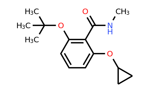 CAS 1243479-60-8 | 2-Tert-butoxy-6-cyclopropoxy-N-methylbenzamide