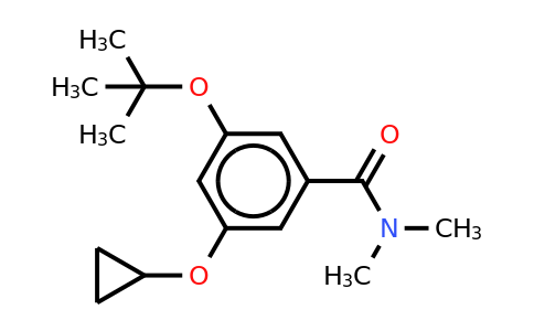 CAS 1243479-62-0 | 3-Tert-butoxy-5-cyclopropoxy-N,n-dimethylbenzamide