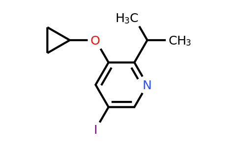 CAS 1243479-65-3 | 3-Cyclopropoxy-5-iodo-2-(propan-2-YL)pyridine