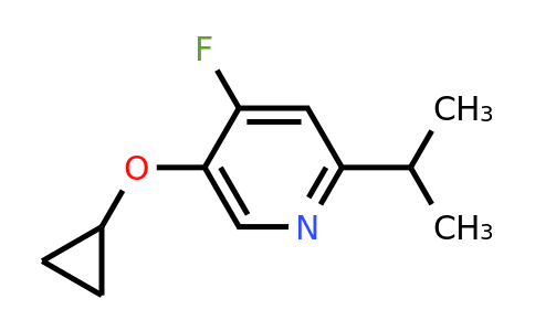 CAS 1243479-68-6 | 5-Cyclopropoxy-4-fluoro-2-(propan-2-YL)pyridine