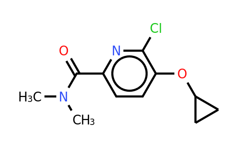 CAS 1243479-71-1 | 6-Chloro-5-cyclopropoxy-N,n-dimethylpicolinamide