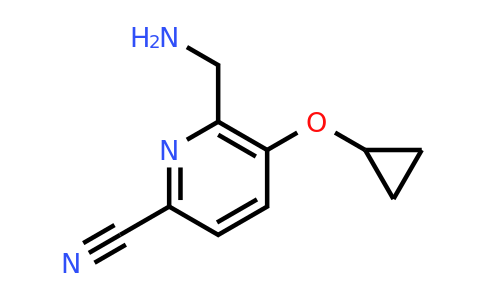 CAS 1243479-72-2 | 6-(Aminomethyl)-5-cyclopropoxypicolinonitrile
