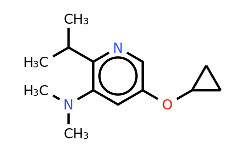 CAS 1243479-73-3 | 5-Cyclopropoxy-2-isopropyl-N,n-dimethylpyridin-3-amine