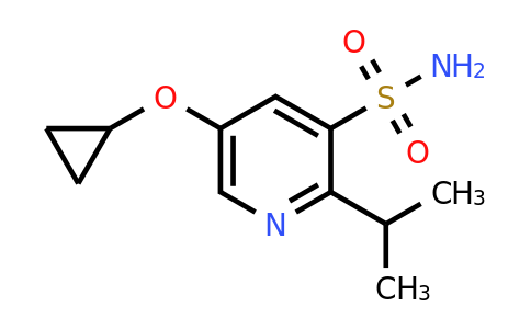 CAS 1243479-77-7 | 5-Cyclopropoxy-2-isopropylpyridine-3-sulfonamide