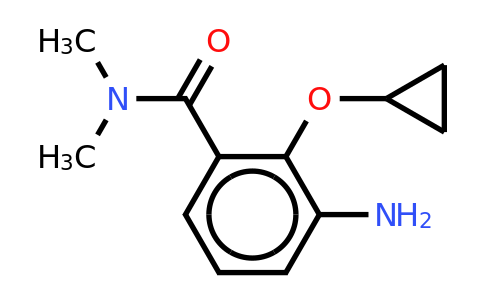 CAS 1243479-78-8 | 3-Amino-2-cyclopropoxy-N,n-dimethylbenzamide