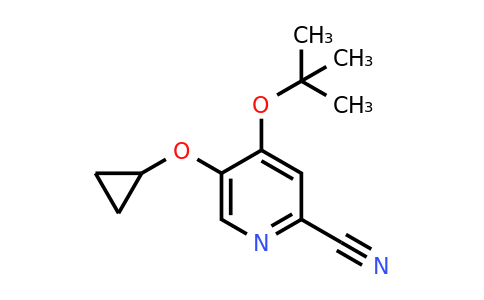 CAS 1243479-82-4 | 4-Tert-butoxy-5-cyclopropoxypicolinonitrile