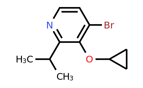 CAS 1243479-83-5 | 4-Bromo-3-cyclopropoxy-2-(propan-2-YL)pyridine